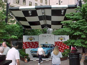 Racing Stage Roof at Speedstreet