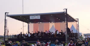 Creative Stage Design Large Stage and Roof